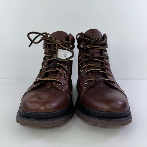 Sperry Mens Watertown LTT Waterproof Outdoor Boots Brown  display picture 1